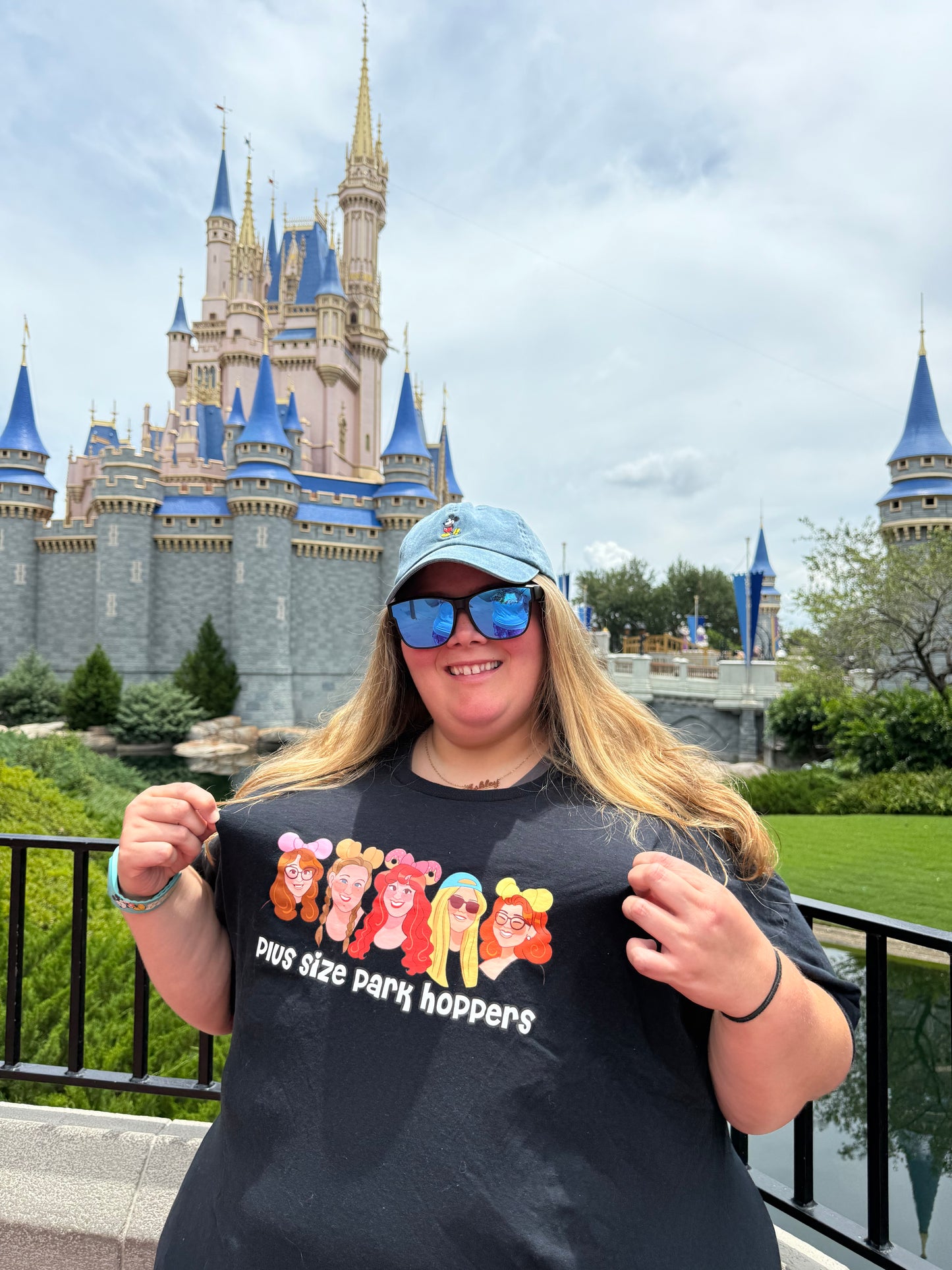 Plus Size Park Hoppers Cartoon Tee