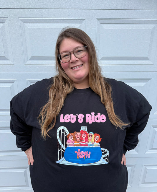 Let's Ride Crew Neck Sweatshirt